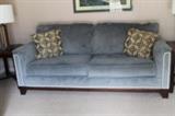 Sofa with nail head detail.