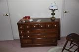 Lots of drawers in this little dresser.