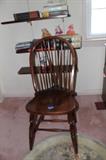 There are three of these Windsor-style chairs.