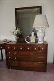 Large dresser with mirror.