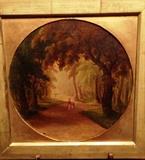 lovely old French oil painting