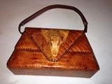 crocodile purse goes with everything!