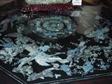 Mother of Pearl Inlaid detailed coffee table. Beautiful!