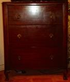 Antique mahogany chest