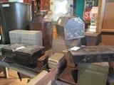 Metal boxes of all shapes and sizes