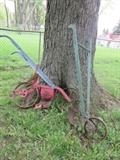 Antique farm implements