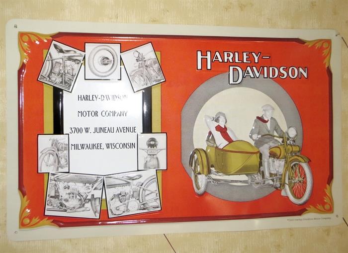 Harley davidson wall plaque