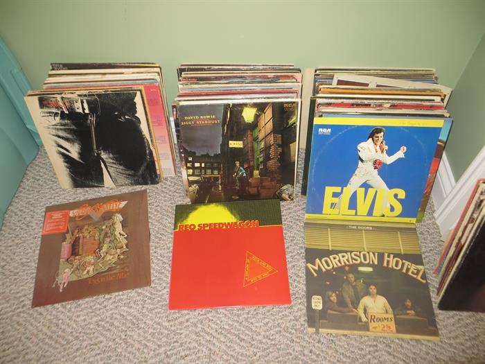 A ton of Rock 'n Roll records