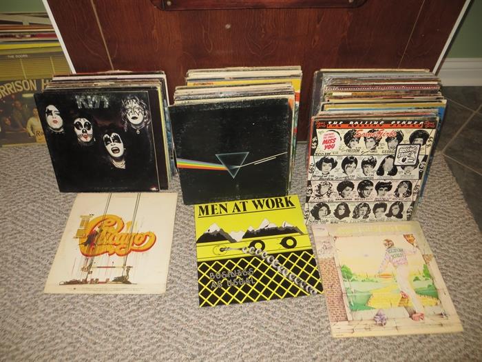 A ton of Rock 'n Roll records