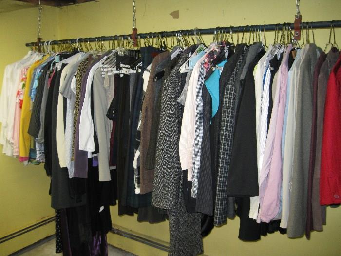 lots of ladies clothes, mostly small and shoes 7 1/2