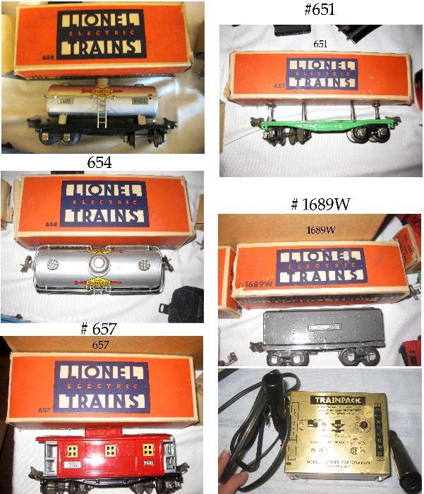 Lionel trains WITH BOXES