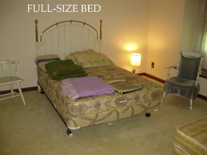 FULL SIZE BRASS BED