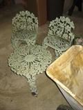 WROUGHT IRON SET
