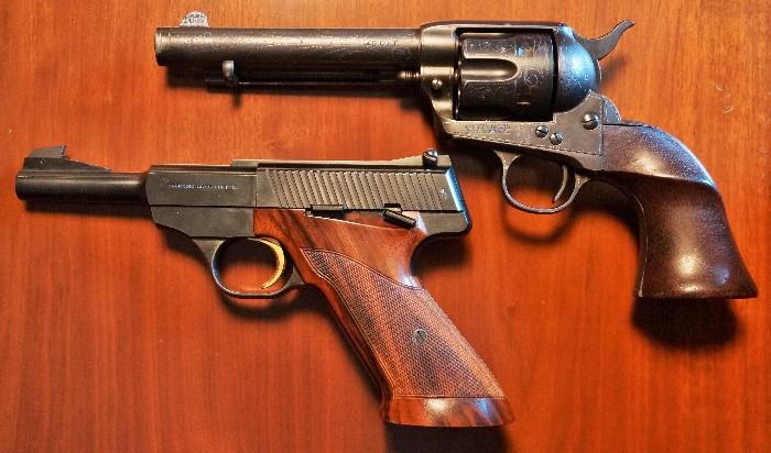 1900's Colt 45 SAA, and Browning 22LR Challenger