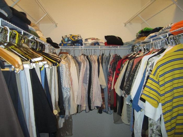 TONS OF MENS CLOTHING