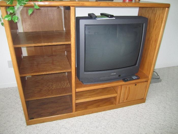 TV AND ENTERTAINMENT CENTER