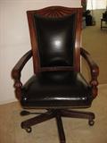 BRAND NEW LEATHER OFFICE CHAIR