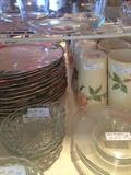 Great selection of Franciscan Desert Rose pottery