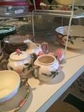             Many pieces of Desert Rose pottery