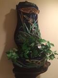                    Majolica wall fountain