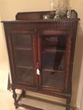                Antique display cabinet