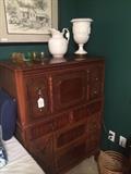           Antique chest has matching dresser