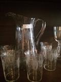               “Classic” pitcher/glasses by Tiffin