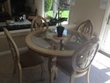 Cream round dining set