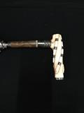 ivory and sterling silver cane