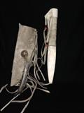 Native American bone knife deer skin sheath