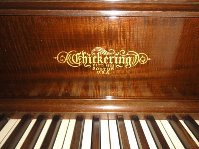 Chickering upright piano
