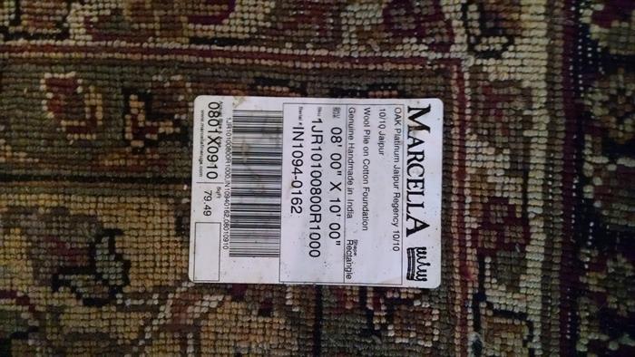 Name brand size and description of quality rug