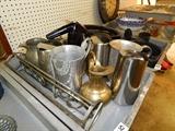 aluminum ware items, very retro
