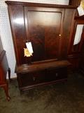 mahogany armoire
