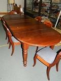 walnut drop leaf table with leaves