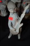 Lladro, 4614, Boy w/Guitar(Drum), Matte finish
