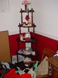 Antique corner curio