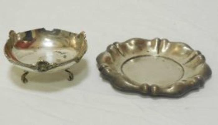 continental silver plate and bowl