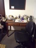 DESK AND OFFICE CHAIR