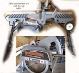 SAWBUCK FRAME AND TRIM SAW PORTABLE