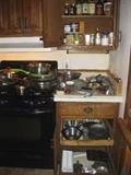 POTS - PANS - SPICES - UTENSILS