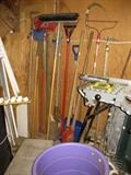 HAND TOOLS IN GARAGE