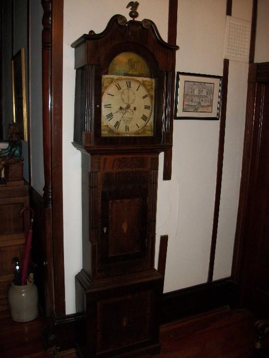 John Callcott Grandfather Clock, Cotton, England, circa 1790-1830