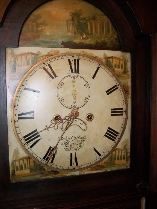 In a 24 hour period this clock gained one minute. Great, Great Grandfather clock. I similar sold in England recently for 5,000 pounds.