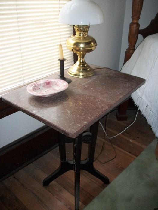 Great Victorian Table with Marble