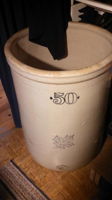 50 Gallon Western Stoneware Crock