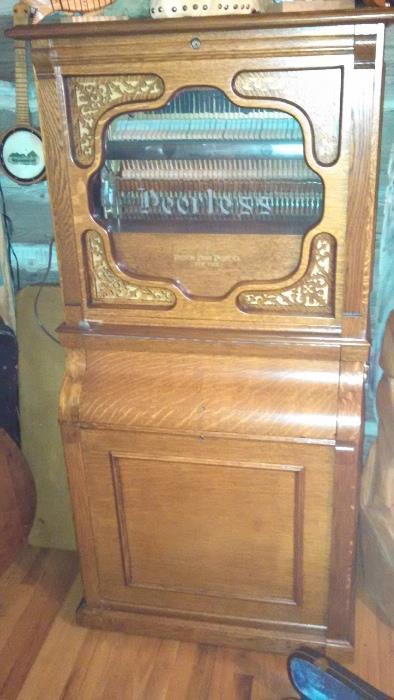 Peerless 44 Note Coin Operated Player Piano