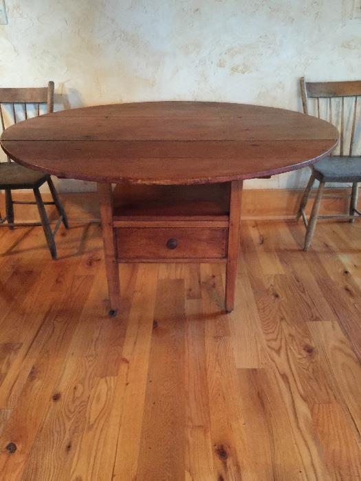 1860 Country Chair Table