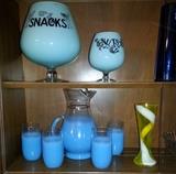 Mid century glassware