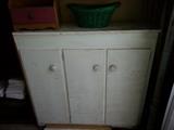 Primitive white cabinet